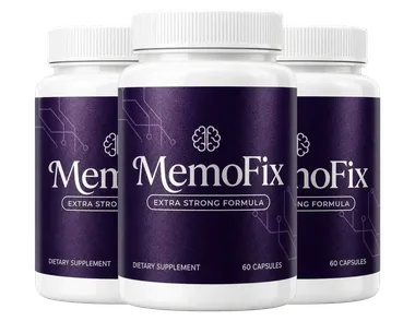 Three bottles of Memofix, Extra Strong Formula, 60 capsules each
